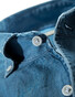 John Miller Soft Denim Overhemd Midden Blauw