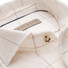 John Miller Soft Fabric Check Schiller Tailored Fit Overhemd Gebroken Wit
