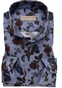 John Miller Stretch Floral Pattern Overhemd Midden Blauw