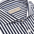 John Miller Striped Hyperstretch Tailored Fit Overhemd Donker Blauw