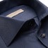 John Miller Subtle Houndstooth Wide-Spread Tailored Fit Overhemd Navy