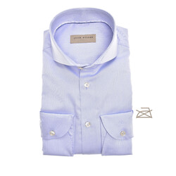 John Miller Tailored Contrast Strip Overhemd Licht Blauw