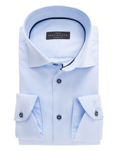 John Miller Tailored Cotton Stretch Shirt Overhemd Licht Blauw