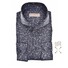 John Miller Tailored Petal Pattern Overhemd Donker Blauw