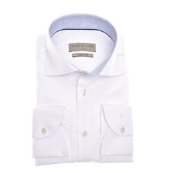 John Miller Tailored Uni Contrast Shirt White