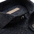 John Miller Textured Fabric Cutaway Slim Fit Overhemd Zwart