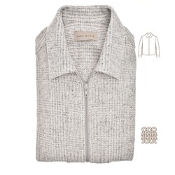John Miller Ton-Sur-Ton Fashionable Overshirt Licht Grijs