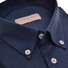 John Miller Tricot Button-Down Slim Fit Casual Overhemd Donker Blauw