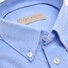 John Miller Tricot Button-Down Slim Fit Casual Overhemd Midden Blauw