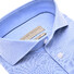 John Miller Tricot Cutaway Slim Overhemd Midden Blauw