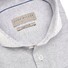 John Miller Tricot Herrinbone Cutaway Slim Fit Casual Poloshirt Light Grey
