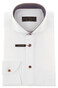 John Miller Two-Ply Dotted Contrast Shirt White