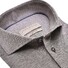 John Miller Uni Tricot Cutaway Slim Fit Overhemd Donker Bruin