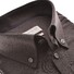 John Miller Uni Weave Tricot Button-Down Slim Fit Overhemd Midden Bruin