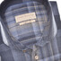 John Miller Wide Check Tailored Fit Overhemd Donker Blauw