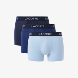 Lacoste 3-Pack Trunk Microfiber Ondermode Navy Blue-Methylene-Tropic