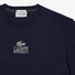 Lacoste 3D Effect Crocodile Heavy Cotton Jersey T-Shirt Dark Evening Blue