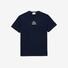 Lacoste 3D Effect Crocodile Heavy Cotton Jersey T-Shirt Donker Blauw