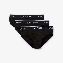 Lacoste 3Pack Casual Briefs Underwear Black