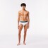 Lacoste 3Pack Casual Briefs Underwear Black-White-Silver Chine