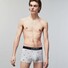 Lacoste 3Pack Casual Mini Logo Signature Trunks Ondermode Black-Pitch Chine-Silver