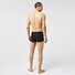 Lacoste 3Pack Casual Mini Logo Signature Trunks Ondermode Black-White-Turkey Red