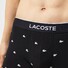 Lacoste 3Pack Casual Mini Logo Signature Trunks Ondermode Black-White-Turkey Red