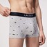 Lacoste 3Pack Casual Mini Logo Signature Trunks Ondermode Methylene-Silver-Red