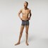 Lacoste 3Pack Casual Mini Logo Signature Trunks Underwear Black-Pitch Chine-Silver