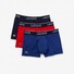 Lacoste 3Pack Contrast Long Briefs Ondermode Navy-Red-Methylene