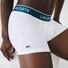 Lacoste 3Pack Contrast Long Briefs Underwear Black-White-Silver