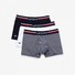 Lacoste 3Pack Iconic Trunks 3-Tone Waistband Ondermode Navy Blue-White