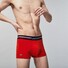 Lacoste 3Pack Trunks Waistband 3Tone Stripe Ondermode Navy Blue-Silver Chine-Red