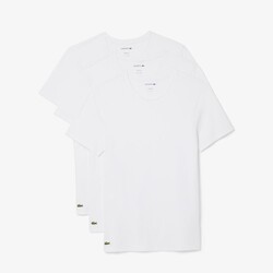 Lacoste 3Pack Uni Cotton Jersey T-Shirt Wit