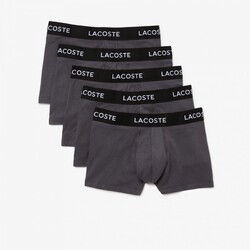 Lacoste 5Pack Iconic Uni Cotton Trunks Ondermode Font