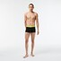 Lacoste Contrast Waistband 3Pack Trunks Ondermode Black-Lima