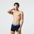 Lacoste Contrast Waistband Casual Trunks 3Pack Ondermode Navy-Overview-Mandarine