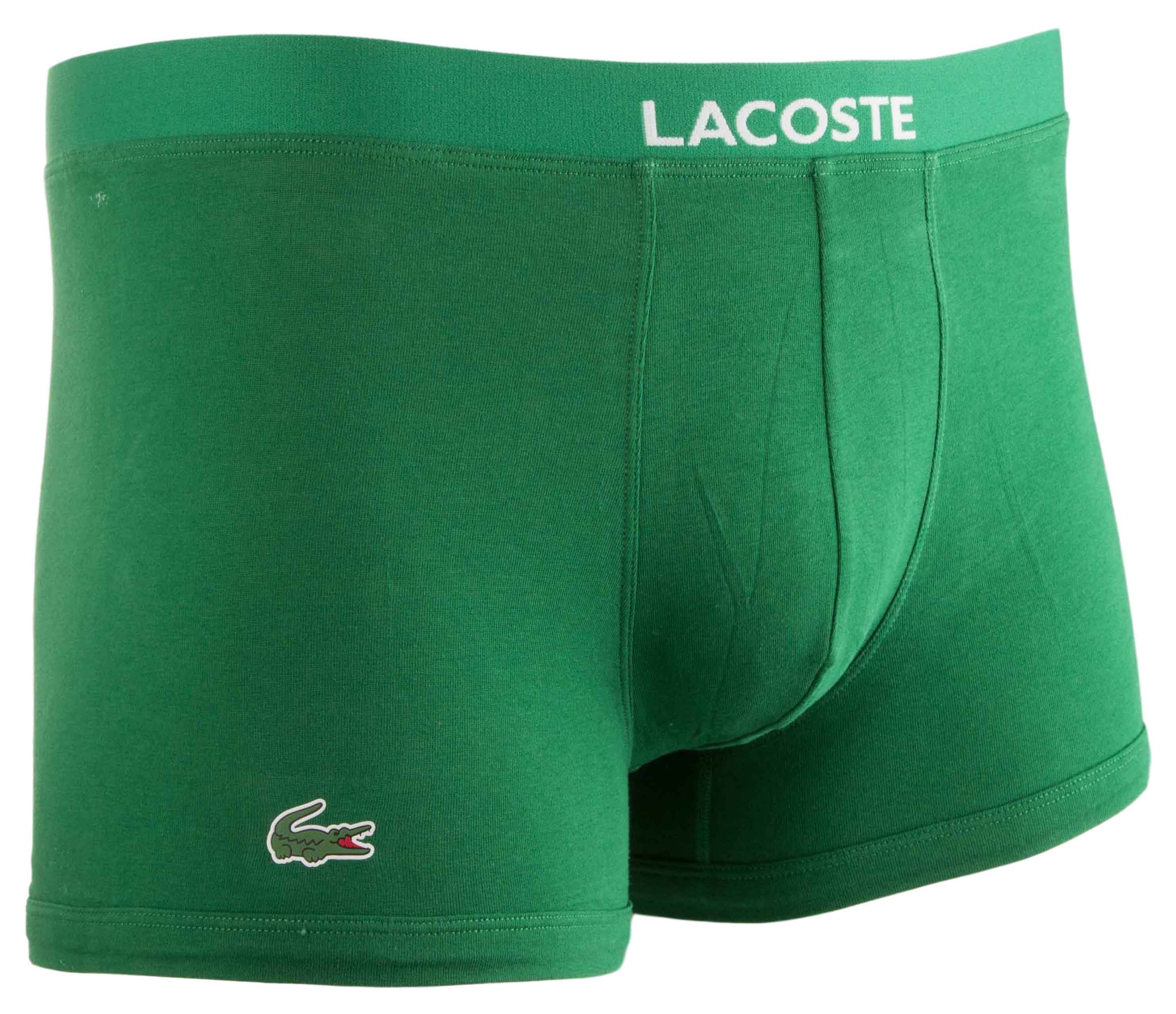 LACOSTE Men's Boxer Trunks 2-Pack Cotton Stretch Underwear