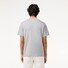 Lacoste Crew Neck Classic Fit Cotton Jersey Croc Emblem T-Shirt Silver Chine