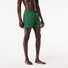 Lacoste Elastic Waist Quick Dry Drawstring Uni Color Logo Embroidery Swim Short Groen