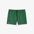 Lacoste Elastic Waist Quick Dry Drawstring Uni Color Logo Embroidery Swim Short Groen