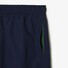 Lacoste Elastic Waist Quick Dry Drawstring Uni Color Logo Embroidery Swim Short Navy