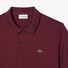 Lacoste Luxury Pima Cotton Interlock Uni Color Polo Bordeaux