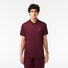 Lacoste Luxury Pima Cotton Interlock Uni Color Polo Bordeaux