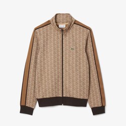 Lacoste Paris Jacquard Fantasy Pattern Cardigan Cookie-Port