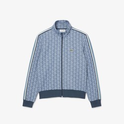 Lacoste Paris Jacquard Fantasy Pattern Vest Blauw-Lichtblauw