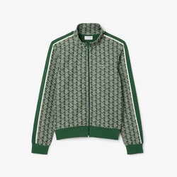 Lacoste Paris Jacquard Fantasy Pattern Vest Green-Sinople