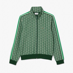 Lacoste Paris Jacquard Fantasy Pattern Vest Groen-Beige