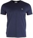 Lacoste Premium Fine Pima Cotton Jersey Crew Neck Croc Emblem T-Shirt Marine