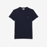 Lacoste Premium Fine Pima Cotton Jersey Crew Neck Croc Emblem T-Shirt Marine